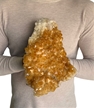 Natural Orange Citrine Druzy 13" 8.95 lbs