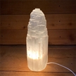 Large Selenite Skyscraper 12" Lamp