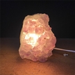 Large Amethyst Cluster Lamp 5.5"