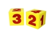 Giant Soft Number Cubes (Set of 2)