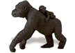 Wild Safari Wildlife Lowland Gorilla Female With Baby Toy Model