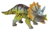 Small Hard Plastic Triceratops Dinosaur Toy Model