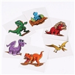 Dino Temporary Tattoos - 6 Pack | Dinosau rparty favors | Dinosaur birthday supplies