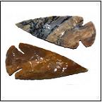 Arrowheads neolithic - Jasper, mineral, obsidian