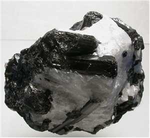 Large Black Tourmaline Rock in Quartz