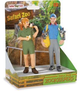 Safari Land Joe &amp; Jane Zookeepers - On platform