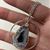 Silver Plated Ring w/ Geode Necklace 