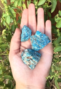 Blue Apatite - Natural Raw Mineral Rock