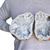 Large 9" Saw Cut Geode Halves | Moroccan Druzy Crystals Quartz Display w/ Stands