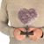 Large Heart Purple Druzy Amethyst on Metal Stand 5.75" 3.4 lbs