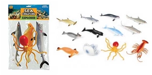 Sea Creature Explorer - 4 Piece Assorted Sea Life Gift Set - Set 1