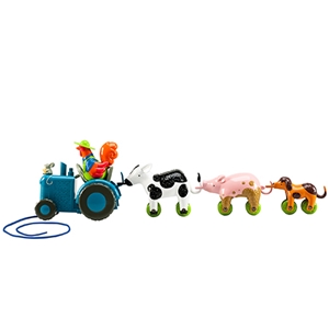 Bright Basics Tractor Pull- Toddler Toy