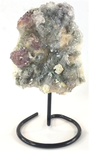 Amethyst Crystal  Flowers on Stand 5.5&quot;