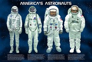 America&#39;s Astronauts Poster (Laminated)