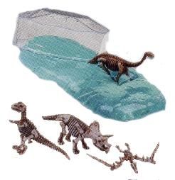 Dinosaur Fossil Putty - kids dinosaur party favor