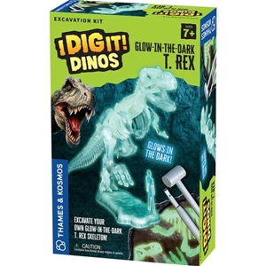  Dinos - Glow-in-the-Dark T. Rex Excavation Kit