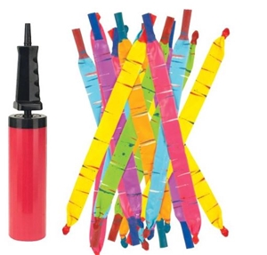 Rocket Balloons with Pump