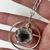 Silver Plated Ring w/ Geode Necklace 