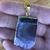  Amethyst Pendant Slab Down Point w/ Gold Necklace 
