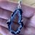 Plated Pendant Geode Slice Necklace 