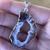 Plated Pendant Geode Slice Necklace 