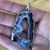 Plated Pendant Geode Slice Necklace 