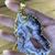 Large Gold Plated Pendant Geode Slice Necklace 