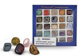 Gemstone Collection Box - kids rock collection - rock kit