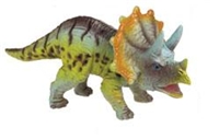 Small Hard Plastic Triceratops Dinosaur Toy Model