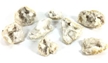 Bulk Pack - 30 Open Moroccan Geode Chips Pieces - Crystal Centers 1.5"