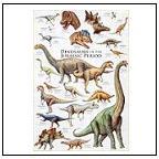Dinosaur Posters, poster of dinoasurs, kids dinosaur posters, tyrannosaurus poster, triceratops poster, childrens dinosaur poster