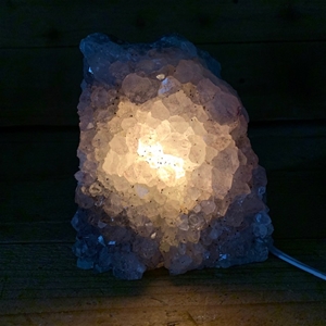 Large Amethyst Cluster Lamp 6.5&quot;
